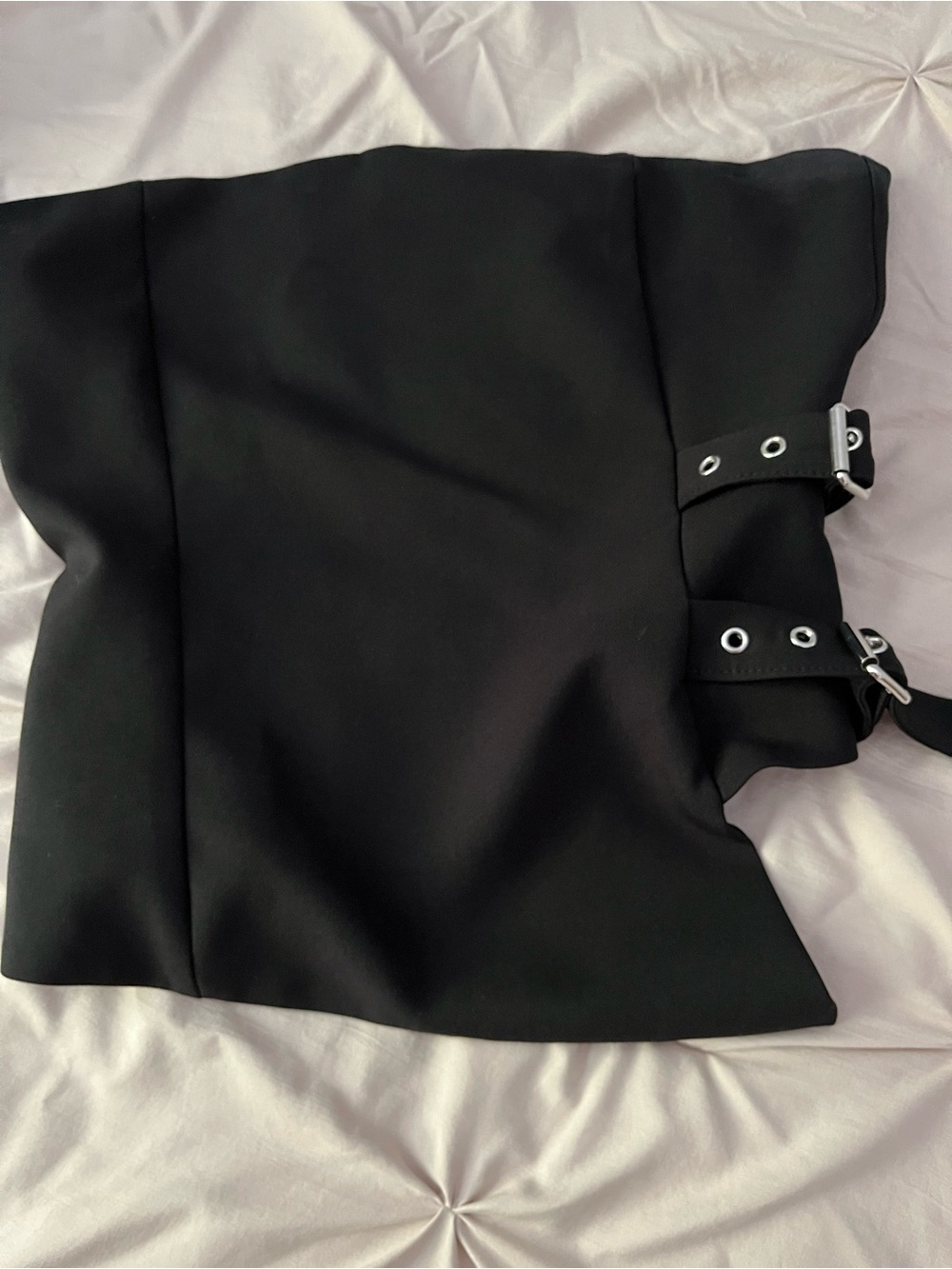 Zara Black Strapless top M